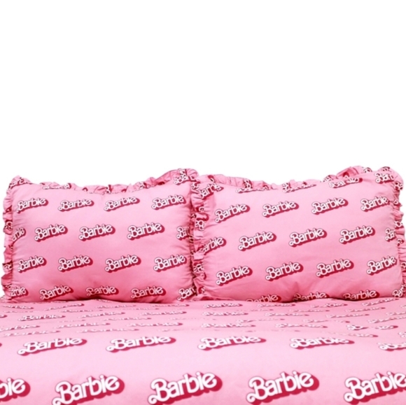 Barbie Ruffle Pillow Sham Set - Picture 2 of 7